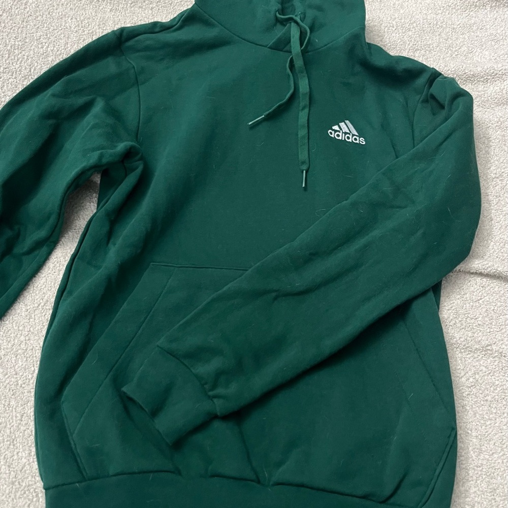 Adidas Green Hoodie Sweater